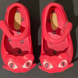 Mini Melissa Cat Shoes sz 5
